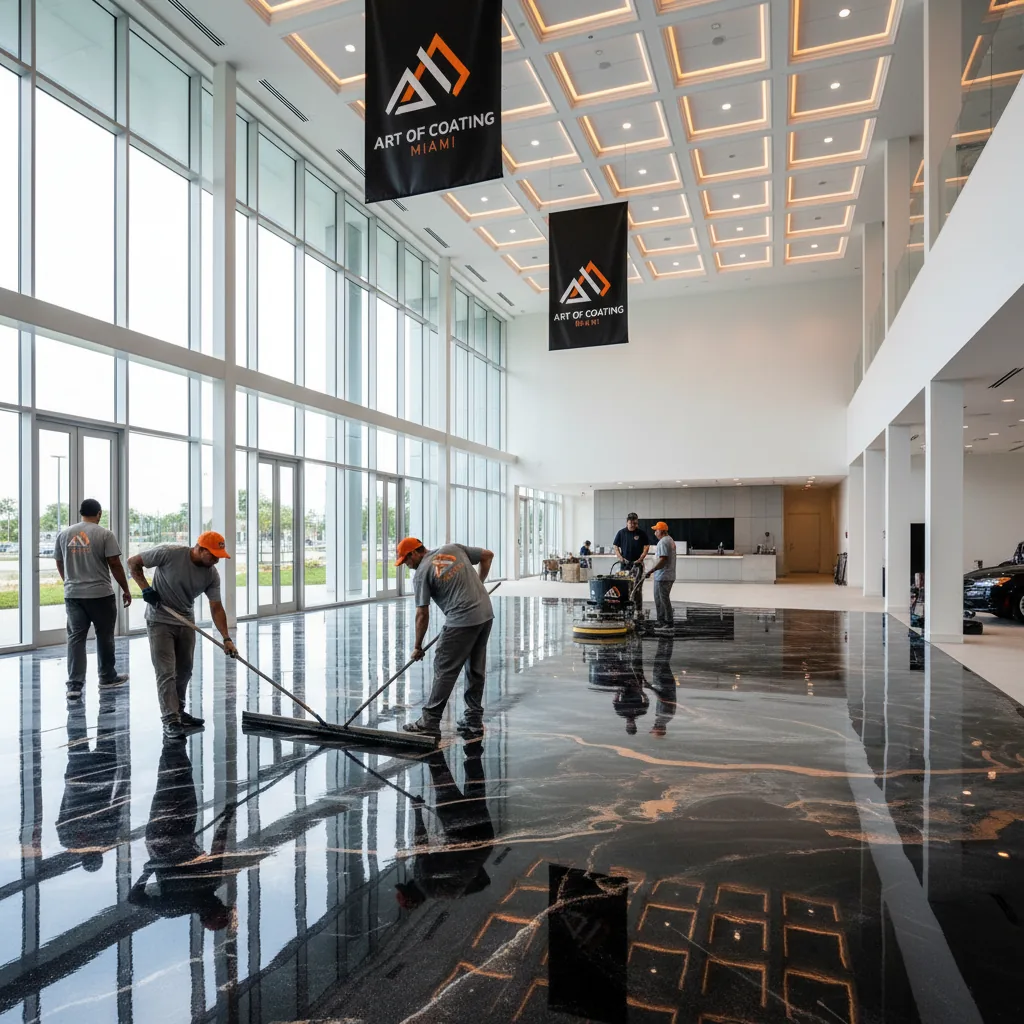 Commercial Floor Coating